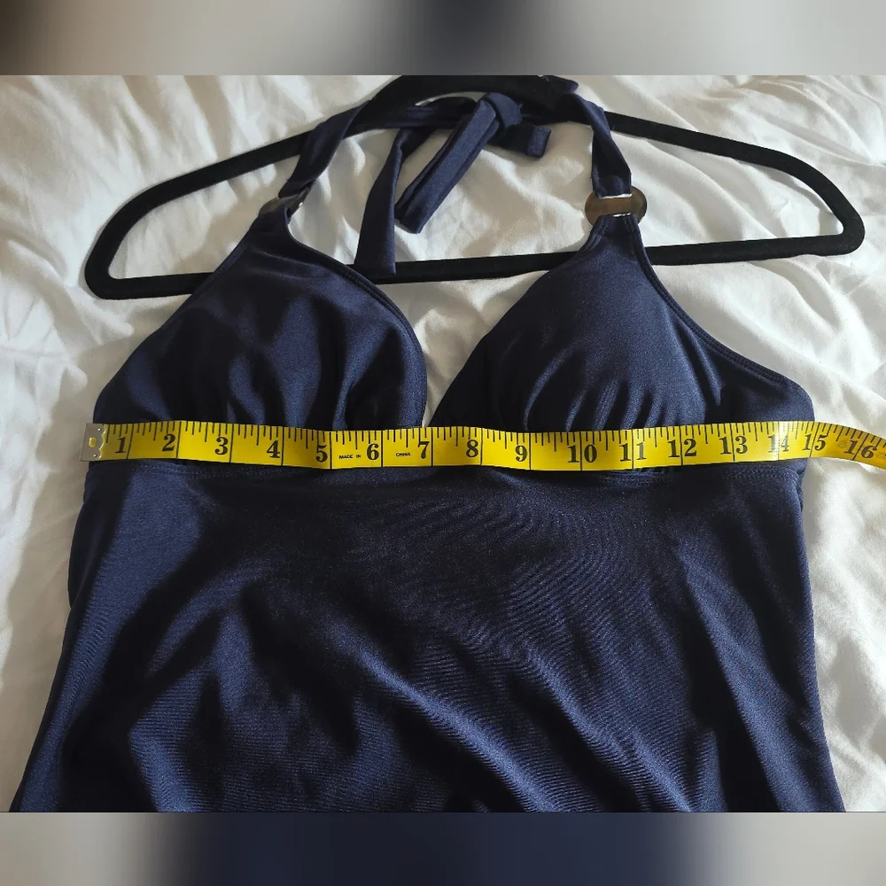 Kardashian Kollection Navy One Piece Swimsuit - Picture 3 of 10